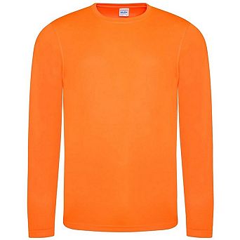 AWDis Cool Mens Moisture Wicking Long-Sleeved T-Shirt