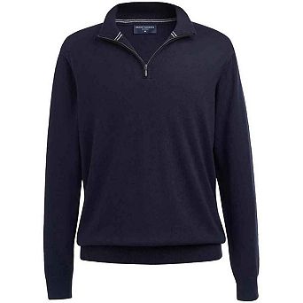 Brook Taverner Mens Copenhagen Quarter Zip Jumper