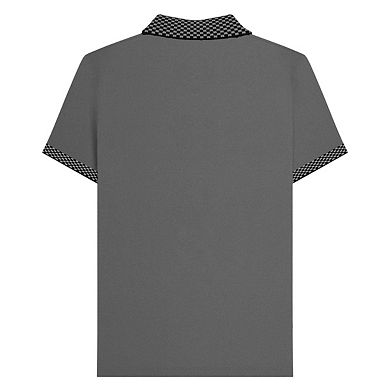 Lambretta Mens SS25 Two Tone Polo Shirt