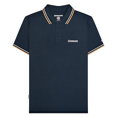 Lambretta Mens SS25 Twin Tip Polo Shirt