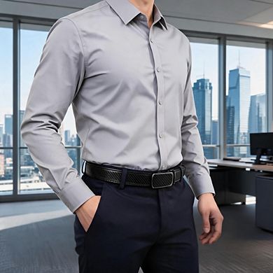 2 Pack Men's 1 3/8" Adjustable Ratchet Belt, Cut to Fit