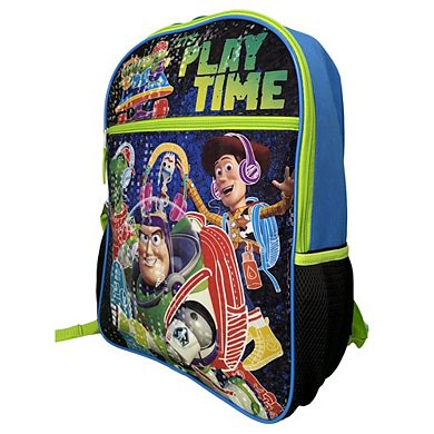 Disney Toy Story "It's Play Time" 16" School Backpack with Front and Side Pockets
