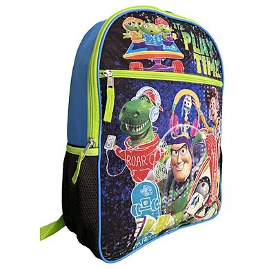 Disney Toy Story "It's Play Time" 16" School Backpack with Front and Side Pockets