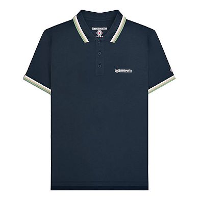Lambretta Mens SS25 Triple Tipped Polo Shirt