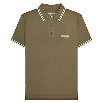 Lambretta Mens SS25 Twin Tip Polo Shirt