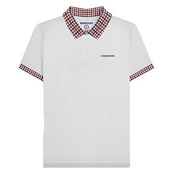 Lambretta Mens SS25 Gingham Polo Shirt