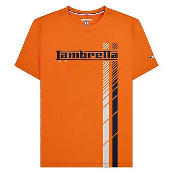 Lambretta Mens SS25 Racing e Big & Tall T-Shirt