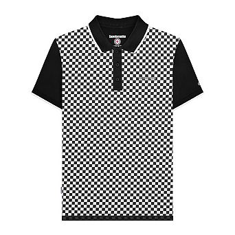 Lambretta Mens SS25 Two Tone Big & Tall Polo Shirt