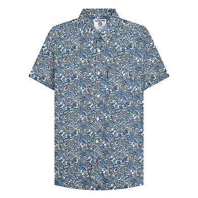 Lambretta Mens SS25 Paisley Shirt