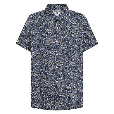 Lambretta Mens SS25 Paisley Shirt