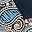 Navy And Smoke Blue