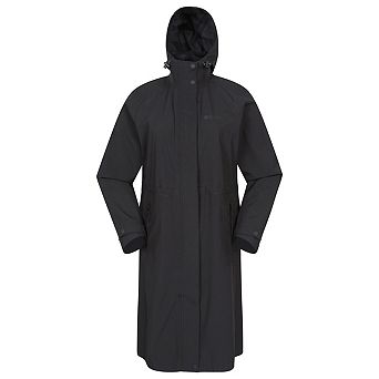 Animal Womens/Ladies Jade Waterproof Lightweight Long Raincoat