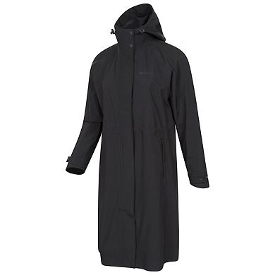 Animal Womens/Ladies Jade Waterproof Lightweight Long Raincoat