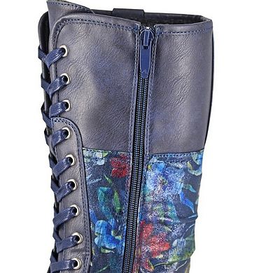 Cipriata Womens/Ladies Floral Calf Boots