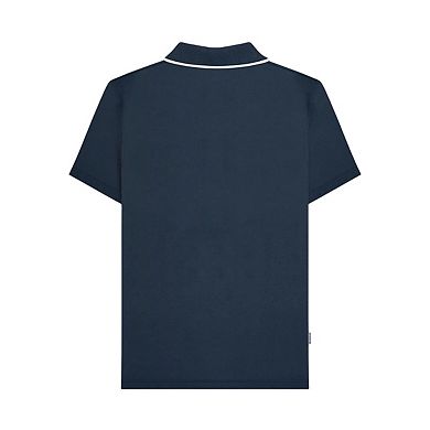 Lambretta Mens Gingham Polo Shirt