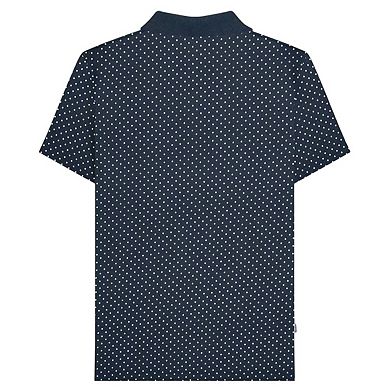 Lambretta Mens Polka Dot Big & Tall Polo Shirt