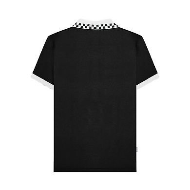 Lambretta Mens Checkered Polo Shirt