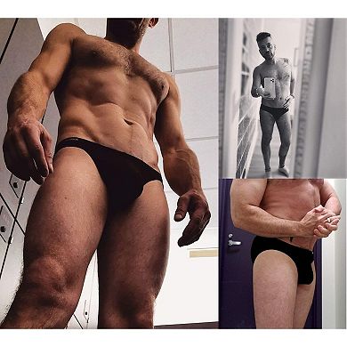 Avidlove Men Underwear Micromodal Bikinis Pack Briefs