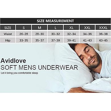 Avidlove Men Underwear Micromodal Bikinis Pack Briefs