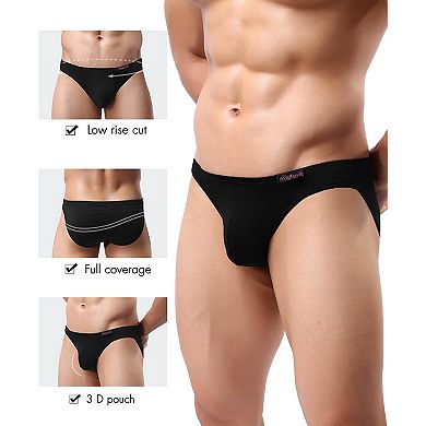 Avidlove Men Underwear Micromodal Bikinis Pack Briefs