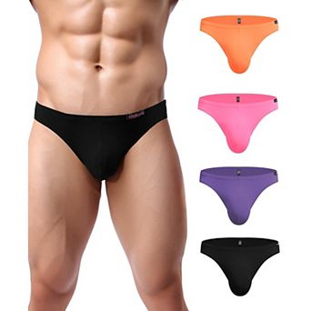 Avidlove Men Underwear Micromodal Bikinis Pack Briefs