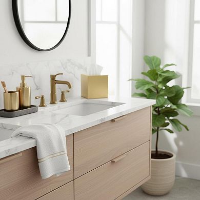 KAUFLY Modern Square Tissue Holder for Bathroom Vanity, Bedroom & Office