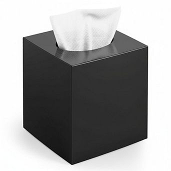 KAUFLY Modern Square Tissue Holder for Bathroom Vanity, Bedroom & Office