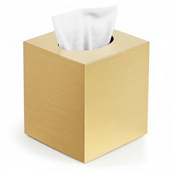 KAUFLY Modern Square Tissue Holder for Bathroom Vanity, Bedroom & Office