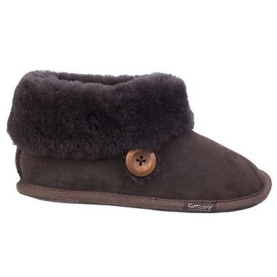 Cotswold Womens/Ladies Wotton Sheepskin Soft Leather Booties