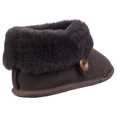 Cotswold Womens/Ladies Wotton Sheepskin Soft Leather Booties