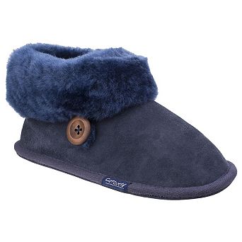 Cotswold Womens/Ladies Wotton Sheepskin Soft Leather Booties