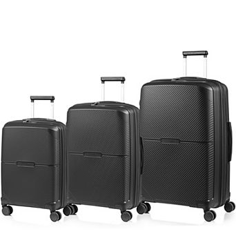 Champs Aura Collection 3 pc Hardside Spinner Luggage Set