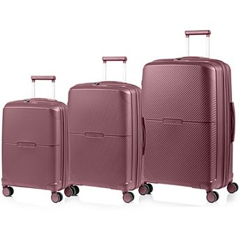 Champs Aura Collection 3 pc Hardside Spinner Luggage Set