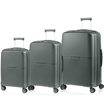 Champs Aura Collection 3 pc Hardside Spinner Luggage Set