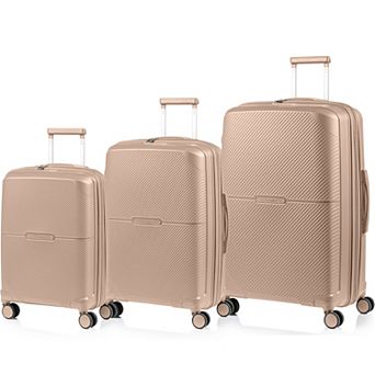Champs Aura Collection 3 pc Hardside Spinner Luggage Set