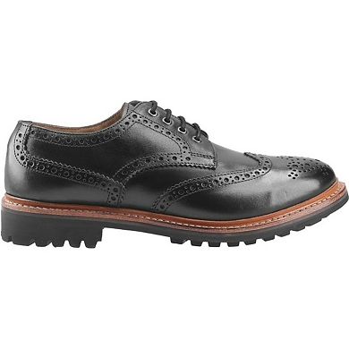 Cotswold Mens Quenington Commando Lace Up Dress Leather Shoe