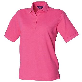 Henbury Womens/Ladies Pique Polo Shirt