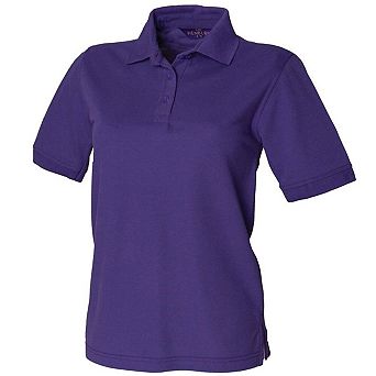 Henbury Womens/Ladies Pique Polo Shirt