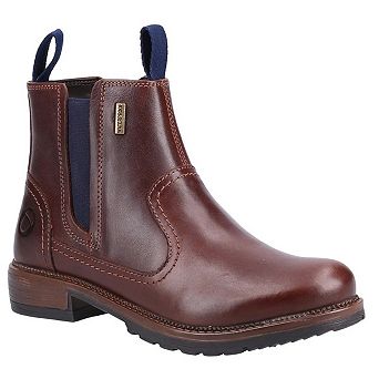 Cotswold Womens/Ladies Laverton Slip On Leather Ankle Boot