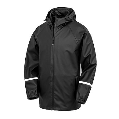 Result Mens Prism Reflective Tape PU Waterproof Jacket