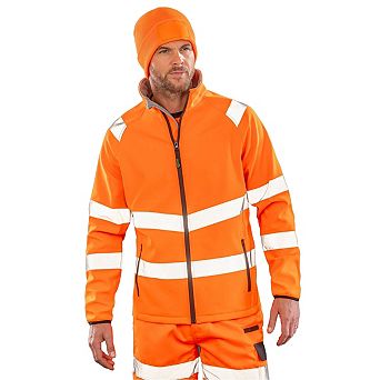 Result Unisex Adult Printable Safety Soft Shell Jacket