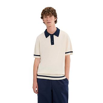 Ellesse Mens Tuccia Knitted Polo Shirt