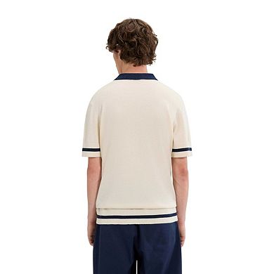 Ellesse Mens Tuccia Knitted Polo Shirt