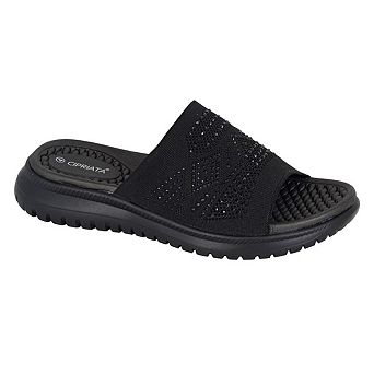 Cipriata Womens/Ladies Eliana Diamante Sliders