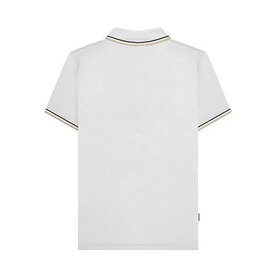 Lambretta Mens Houndstooth Polo Shirt