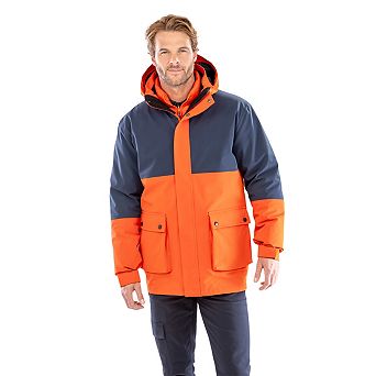 Result Mens 3 in 1 Padded Ripstop Jacket