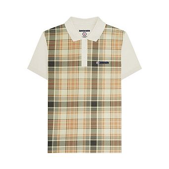 Lambretta Mens Classic Checked Polo Shirt