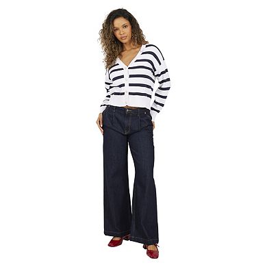 Brave Soul Womens/Ladies ed V Neck Cardigan