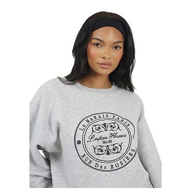 Brave Soul Womens/Ladies Le Marais Paris Crew Neck Sweatshirt