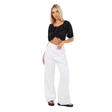 Brave Soul Womens/Ladies Bardot Crop Top
